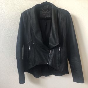 BCBGMaxAzria Black Leather Jacket